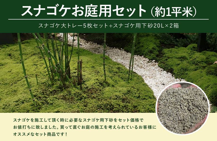 特別セット商品 スナゴケお庭用セット 約1平米 苔の販売専門店モスファーム 特別セット商品 スナゴケお庭用セット 約1平米 苔の販売専門店モスファーム